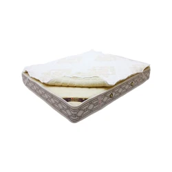 Наматрасник защитный Royal Home Tekstil Lama, 160x200 см, четыре резинки по углам, белый