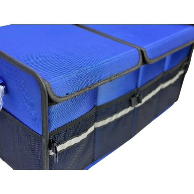 Avtomobil üçün çanta-orqanayzer Avto452, qara/göy, 30x30x50 sm Avtomobil üçün çanta-orqanayzer Avto452, qara/göy, 30x30x50 sm