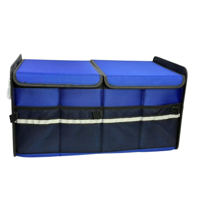 Avtomobil üçün çanta-orqanayzer Avto452, qara/göy, 30x30x50 sm Avtomobil üçün çanta-orqanayzer Avto452, qara/göy, 30x30x50 sm