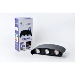 Настенный светильник IP65 BD3009, LED 8x4W+8W, 4000 лм