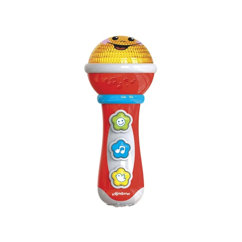 Микрофончик красный Азбукварик, от 3 лет Микрофончик красный Азбукварик, от 3 лет