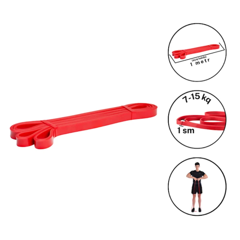 Эластичная лента Gymnic 1139 латекс, красная Эластичная лента Gymnic 1139 латекс, красная