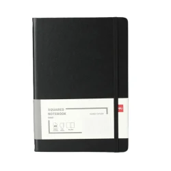 Блокнот Deli N001, А5, 120 листов, черный