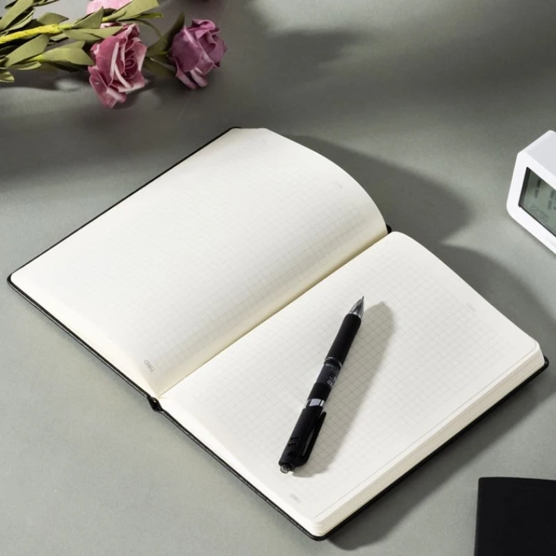 Блокнот Deli N001, А5, 120 листов, черный