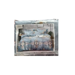 Yataq dəsti Evimoda 2110000003945, yorğan üzü 200x220 sm, mələfə 230x240 sm, 2 əd yastıq üzü 50x70 sm, ikinəfərlik, pambıq/bambuk, rəngbərəng