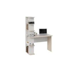 Yazı masası 3563_M3StolPenWhson, ağ/qəhvəyi, 110x53.4x159 sm