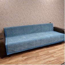 Örtük MiraNova FS-147, kətan, mavi, 175x240 sm