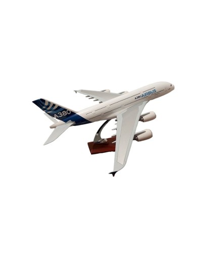 Dekorativ təyyarə modeli Aırbus A380, ağ, 47x44x20 sm