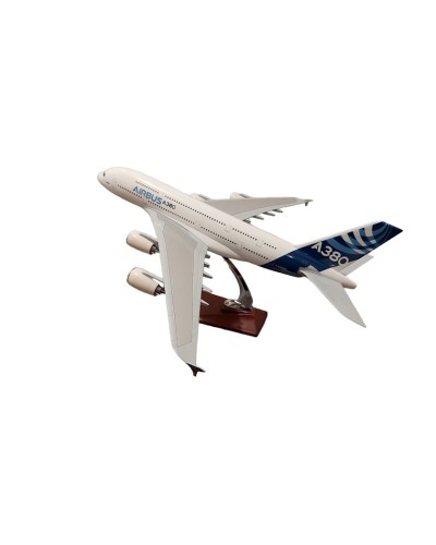 Dekorativ təyyarə modeli Aırbus A380, ağ, 47x44x20 sm