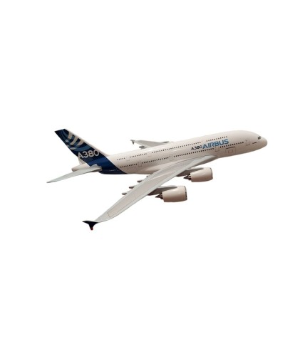 Dekorativ təyyarə modeli Aırbus A380, ağ, 47x44x20 sm