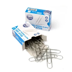 Скрепки Delta 7, 75 мм, 30 шт, серебристый