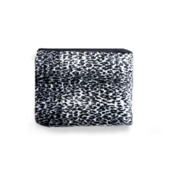 Плед Sahara SHA-0000914, 170х220 см, шерсть, белый/черный