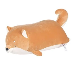 Мягкая игрушка Miniso Shiba Generation Lovely Lying Shiba Plush Toy Brown, 54 см
