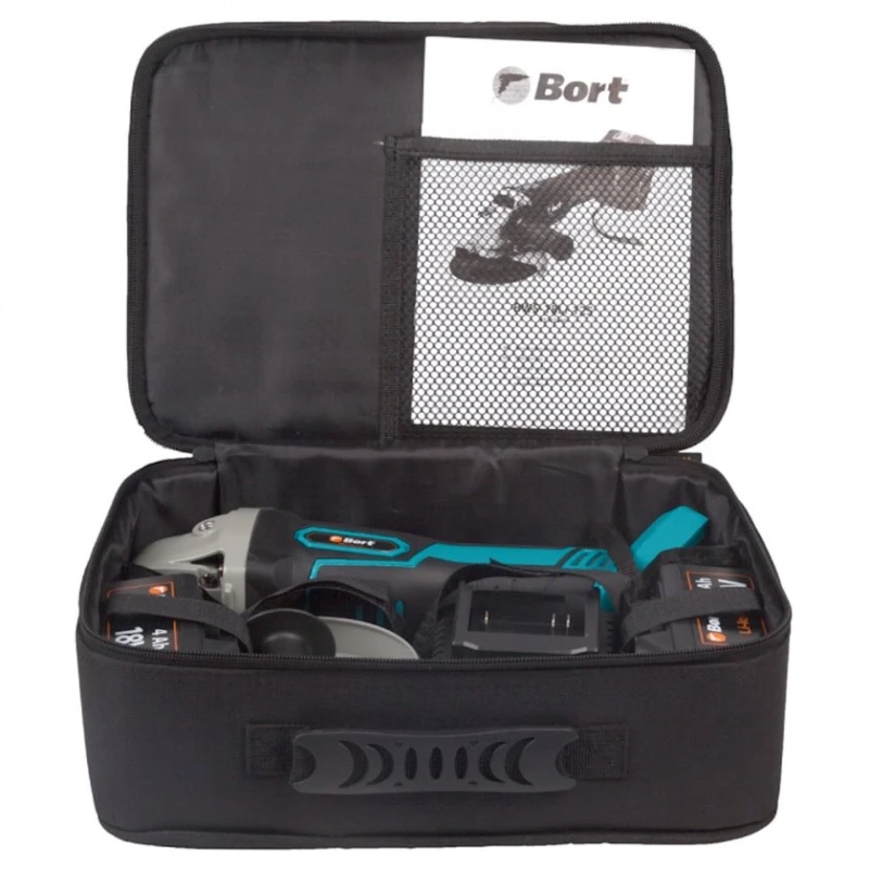 Угловая шлифовальная машина Bort BWS-18Li-125 18 В Угловая шлифовальная машина Bort BWS-18Li-125 18 В