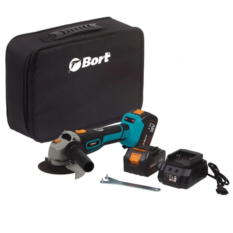 Угловая шлифовальная машина Bort BWS-18Li-125 18 В Угловая шлифовальная машина Bort BWS-18Li-125 18 В