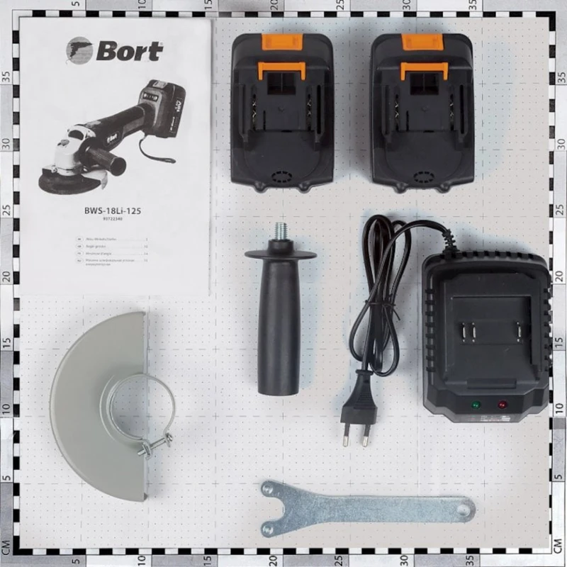 Угловая шлифовальная машина Bort BWS-18Li-125 18 В Угловая шлифовальная машина Bort BWS-18Li-125 18 В