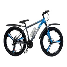Velosiped smr490, boz/mavi