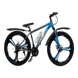 Велосипед smr490, серый/голубой