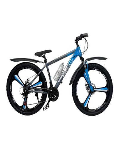 Velosiped smr490, boz/mavi