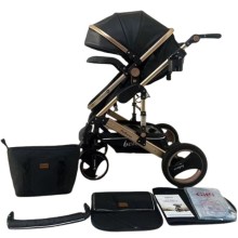 Uşaq arabası Belecoo Q3 Black