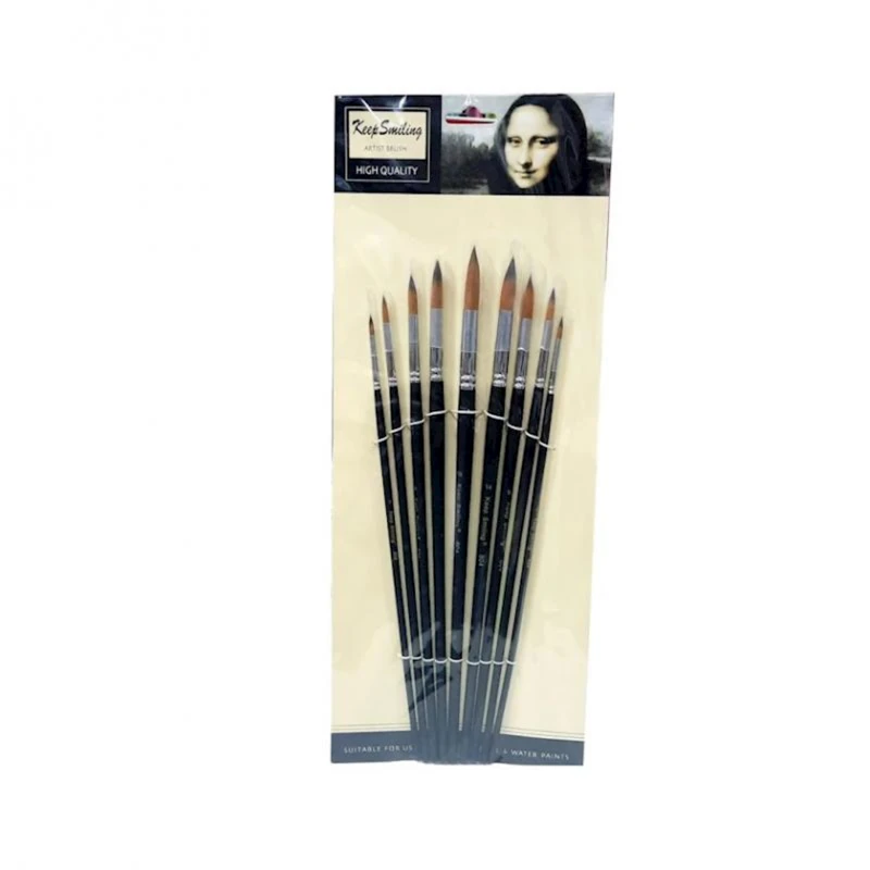 Набор кистей Mona Lisa OS-0000016066, 9 шт Набор кистей Mona Lisa OS-0000016066, 9 шт