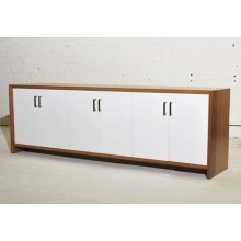 Komod 2,59x53x93 sm, 6 qapaqlı, iki rəngli material - ZARR065