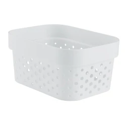 Корзина для хранения JYSK Infinity 1.4 л, пластик, белая Корзина для хранения JYSK Infinity 1.4 л, пластик, белая
