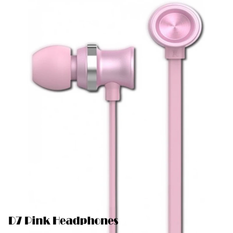 Проводные наушники Celebrat D7 4C Pink Проводные наушники Celebrat D7 4C Pink