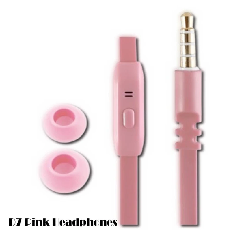 Проводные наушники Celebrat D7 4C Pink Проводные наушники Celebrat D7 4C Pink