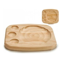 Емкость для закусок Arte Regal, 19х22 см, дерево, коричневая