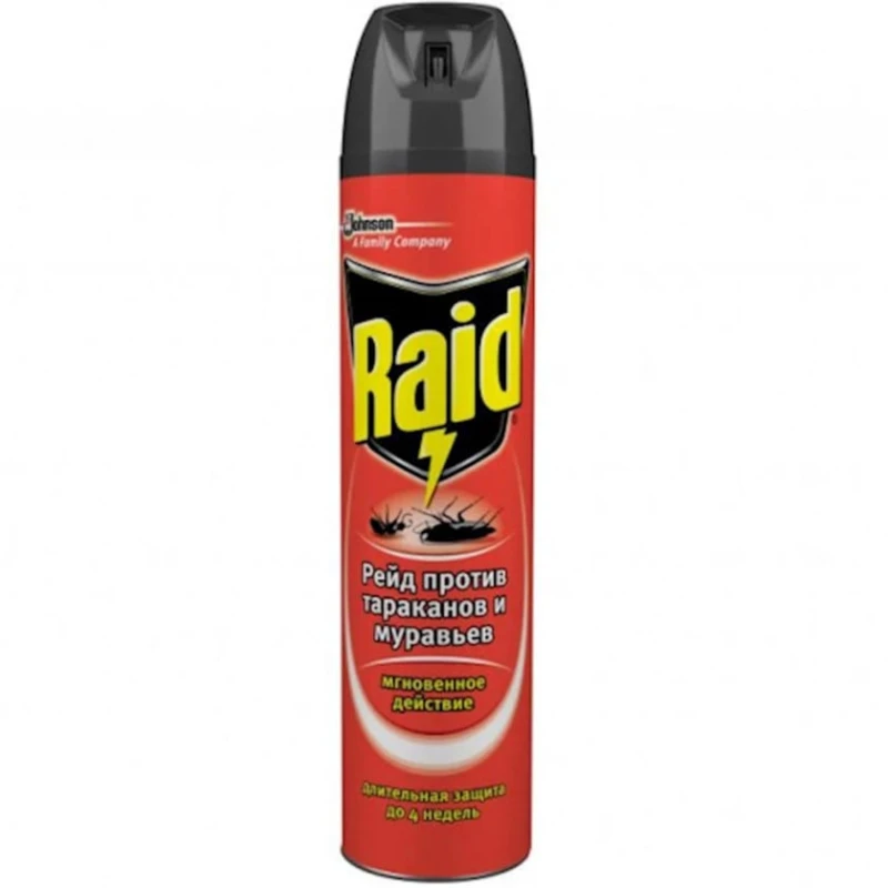 Аэрозоль против тараканов и муравьев Raid 300 мл Аэрозоль против тараканов и муравьев Raid 300 мл