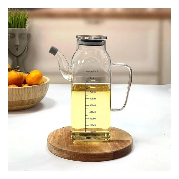 Qab yağ üçün Arow Joe, şüşə, şəffaf, 1000 ml