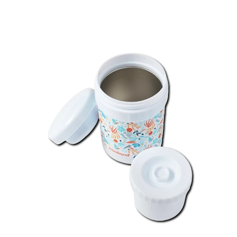 Набор контейнеров и термоса для еды Miniland Mediterranean 89349, нержавеющая сталь/пластик, разноцветный, 200 мл/350 мл/700 мл Набор контейнеров и термоса для еды Miniland Mediterranean 89349, нержавеющая сталь/пластик, разноцветный, 200 мл/350 мл/700 мл