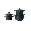 Набор кастрюль Z.H ZGH_00588, гранит, серый, 20/24/28/32 см Набор кастрюль Z.H ZGH_00588, гранит, серый, 20/24/28/32 см