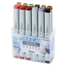 Набор маркеров Copic Classic, Architecture Colours, 12шт