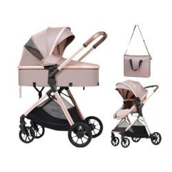 Uşaq arabası Kidilo V5, bej