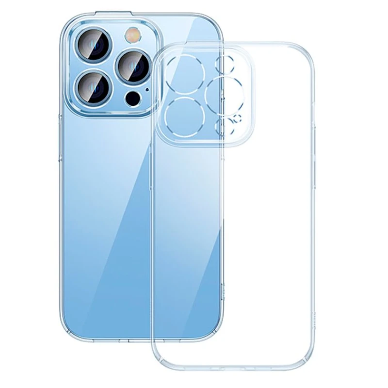 Чехол+стекло Baseus Super Ceramic Series Glass Case для Apple iPhone 14 Pro, Transparent
