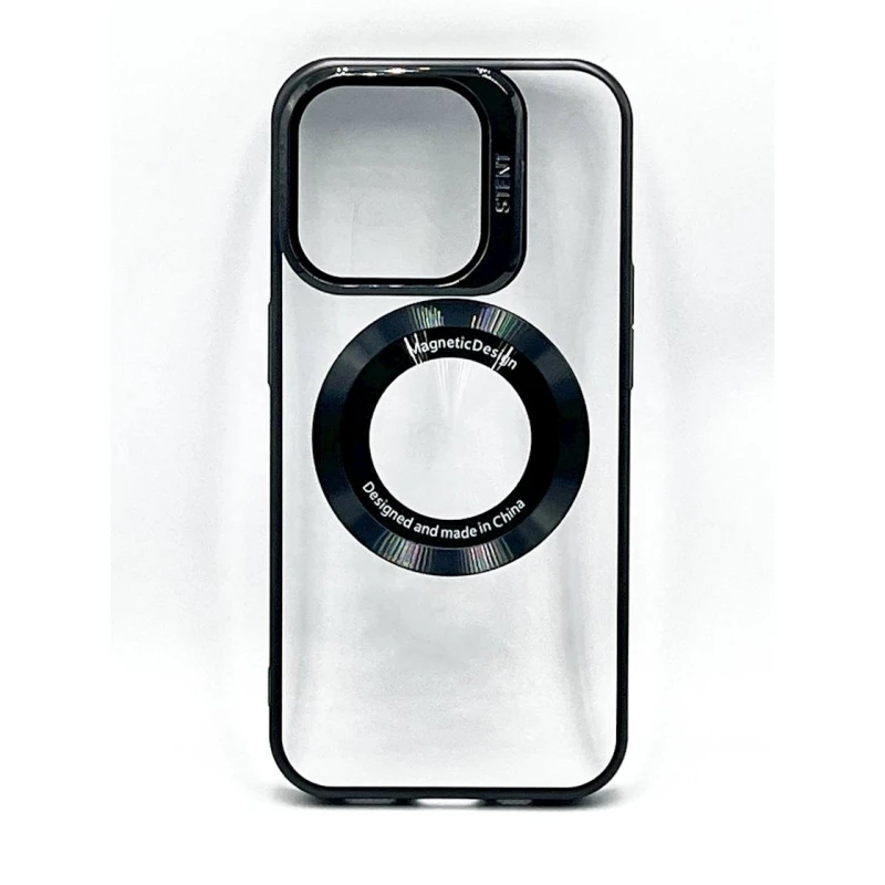 Çexol Apple iPhone 15 Pro with MagSafe, Black