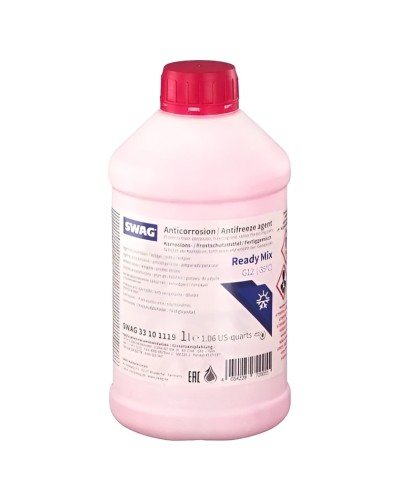 Antifriz Swag G12+ Ready Mix, красный, 1 l