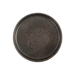 Тарелка Porland Stoneware 04SWA000017, керамогранит, коричневая, 30 см