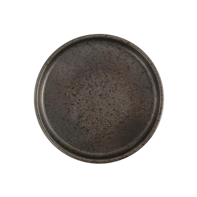 Тарелка Porland Stoneware 04SWA000017, керамогранит, коричневая, 30 см Тарелка Porland Stoneware 04SWA000017, керамогранит, коричневая, 30 см