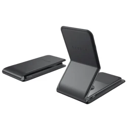 Беспроводное зарядное устройство Levelo Arch Trio MagSafe Wireless Qi (LV31WSSBK) Black