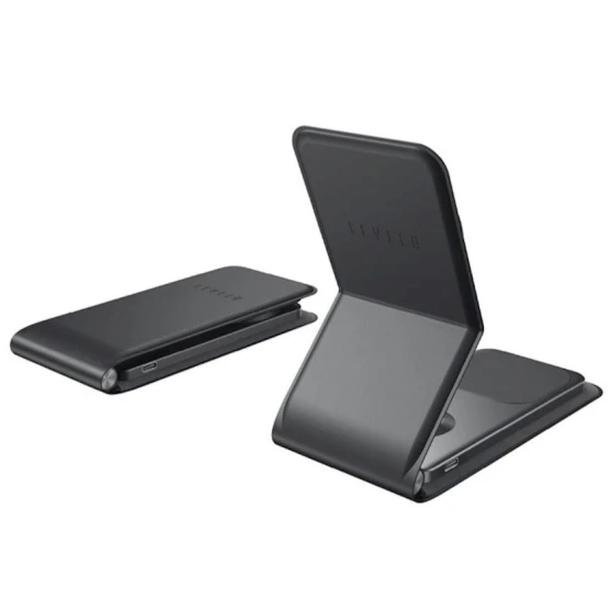 Беспроводное зарядное устройство Levelo Arch Trio MagSafe Wireless Qi (LV31WSSBK) Black