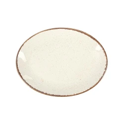 Тарелка Porland Seasons, фарфор, бежевая, 24 см