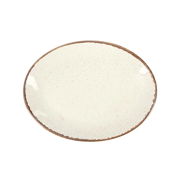 Тарелка Porland Seasons, фарфор, бежевая, 24 см