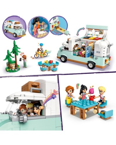 Konstruktor LEGO Friends Friendship Camper Van Adventure 42663, 778 parça, 7 yaşdan