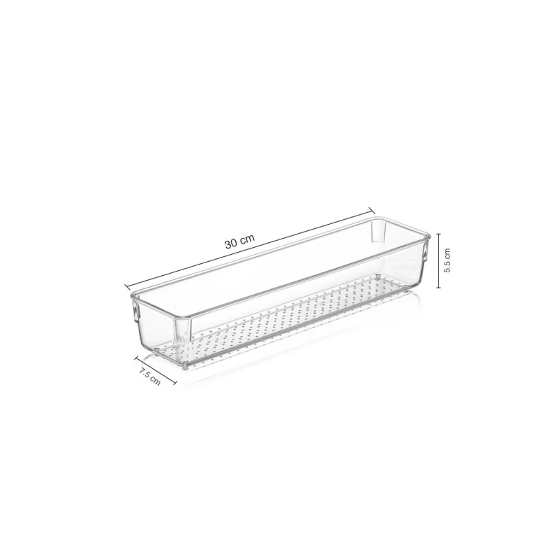 Orqanayzer Soft Chef scp-15, 30х7.5х5.5 sm, plastik, şəffaf Orqanayzer Soft Chef scp-15, 30х7.5х5.5 sm, plastik, şəffaf