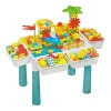 Детский игровой стол-конструктор со стулом 112-9 MC816, 85 элементов, 3+ лет Детский игровой стол-конструктор со стулом 112-9 MC816, 85 элементов, 3+ лет