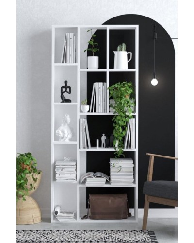 Stellaj Ev Plus Uranus, 170x75x18 sm, LDSP, ağ