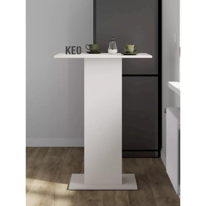 Bar dayağı, 70x70x109 sm, LDSP, ağ Bar dayağı, 70x70x109 sm, LDSP, ağ